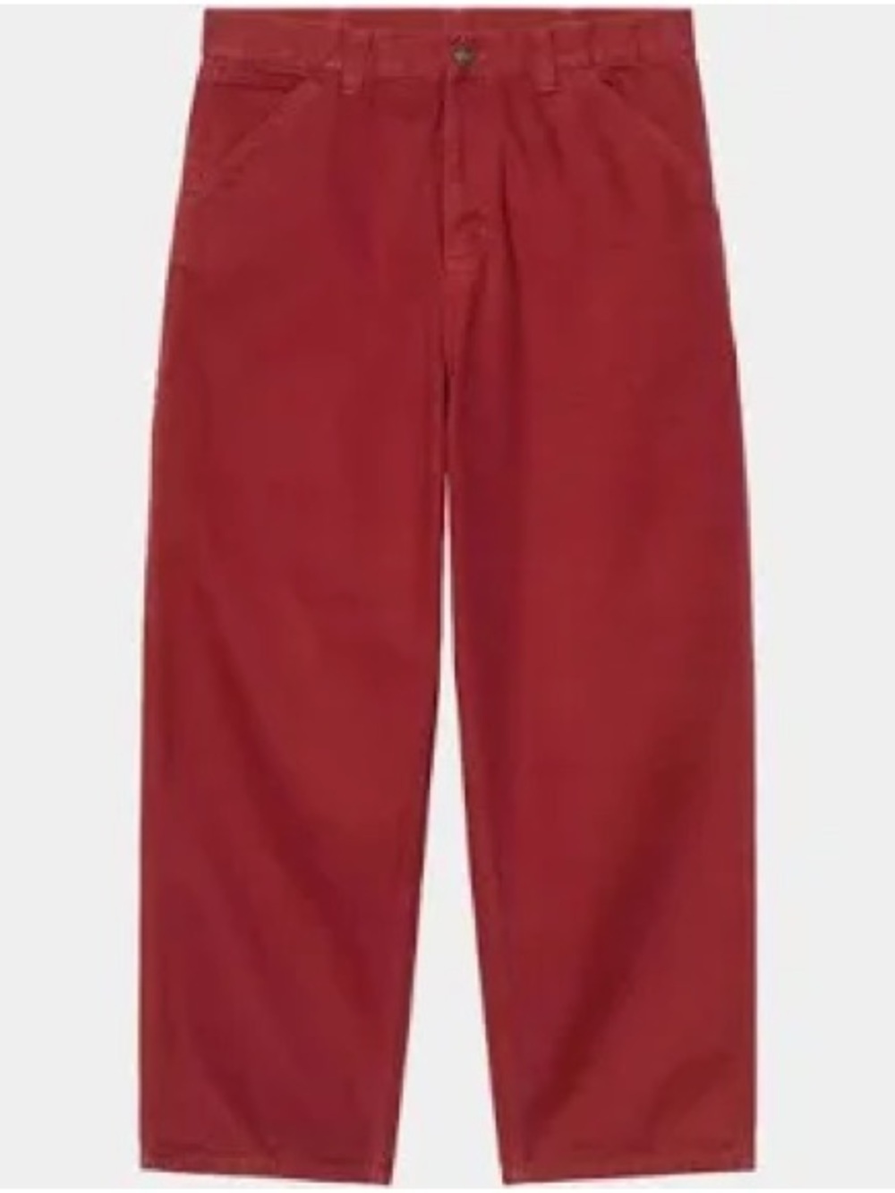 Carhartt WIP Women's Wide-Leg Jeans in Deep Red